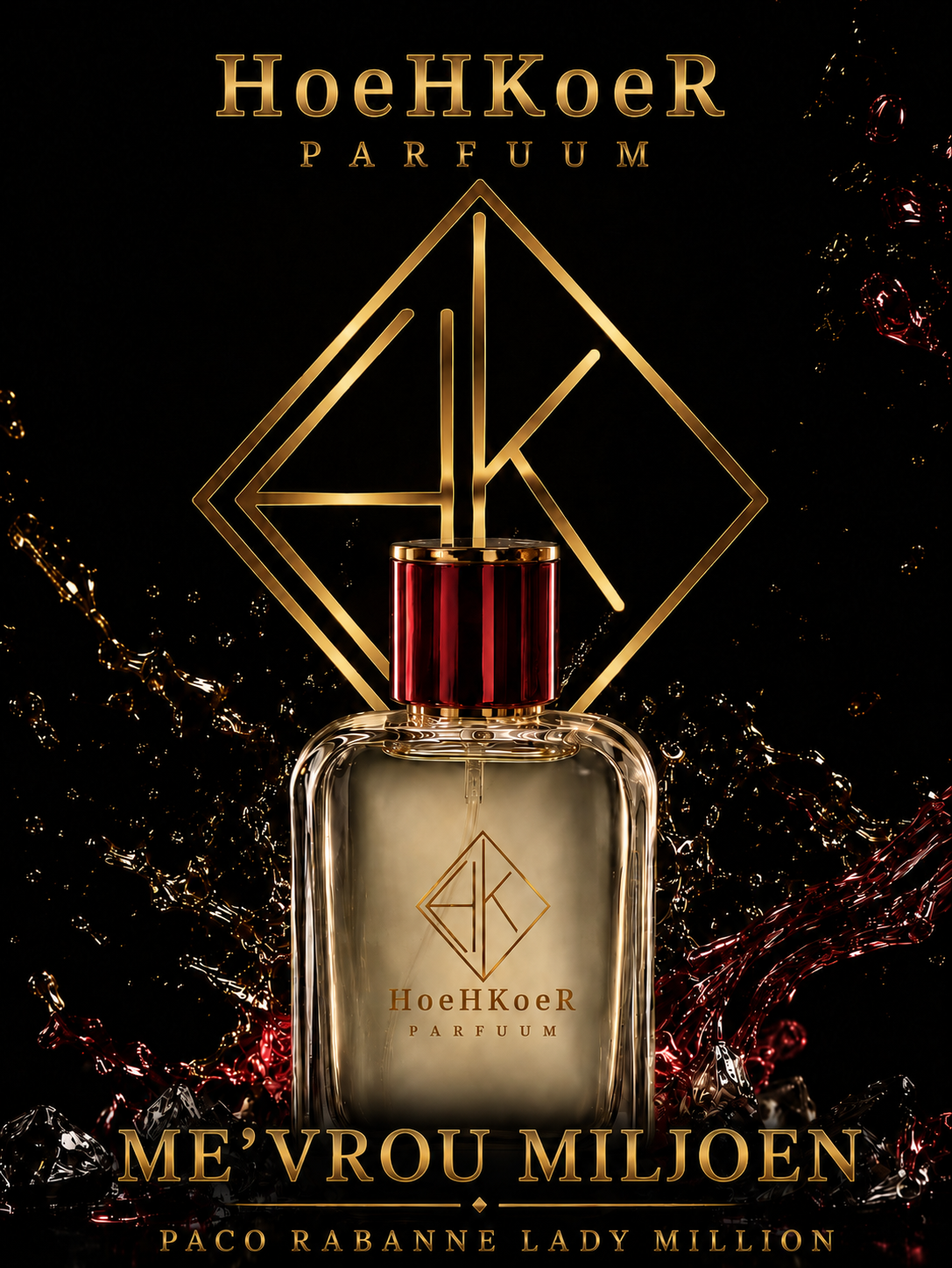 Me'Vrou Miljoen (D) - geïnspireer deur Paco Rabanne Lady Million